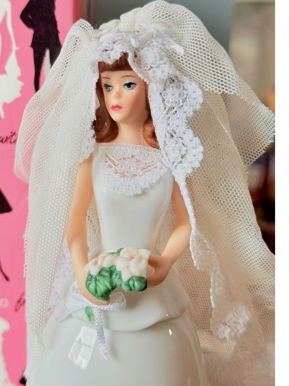 From Barbie with Love  Here Comes the Bride, 1966 Figural Bell by Enesco 174734